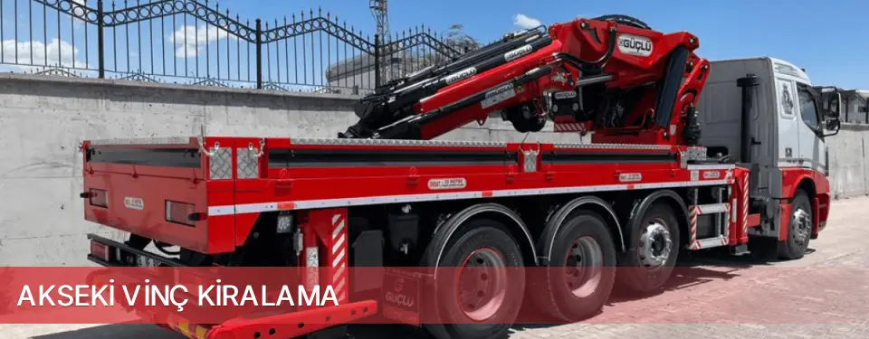 Akseki İlçemi Vinç Kiralama